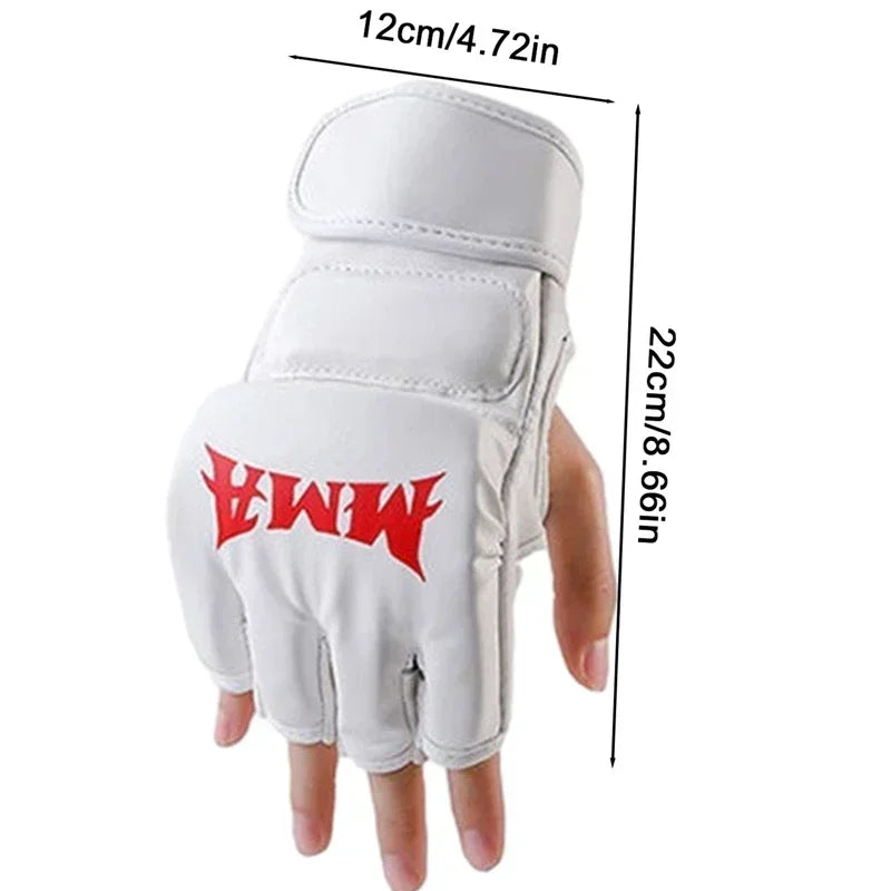Take control of the fight Professional Boxing Training Gloves Half Finger
