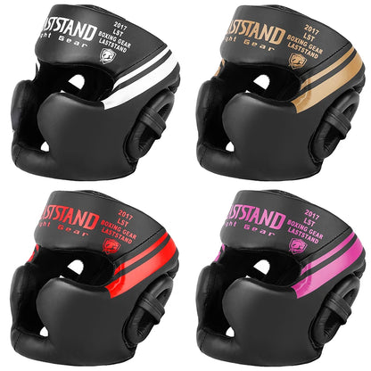 Protect your mind. Unleash your potential. Promotion Boxing MMA Safety Helmet Head Gear Protectors Adult Child Training Headgear Muay Thai Kickboxing Full-covered Helmets