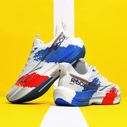 New strides, new records  BIG Size 48 Men's Marathon Air Cushion Running Shoes Breathable Lightweight Women's Comfortable Athletic Nonskid Sports Sneakers