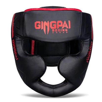 Protect your mind. Unleash your potential. Promotion Boxing MMA Safety Helmet Head Gear Protectors Adult Child Training Headgear Muay Thai Kickboxing Full-covered Helmets
