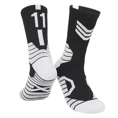 Elite Basketball Socks for Men Kobe Bryant Sports Boy and Children Wears the number of basketball legends