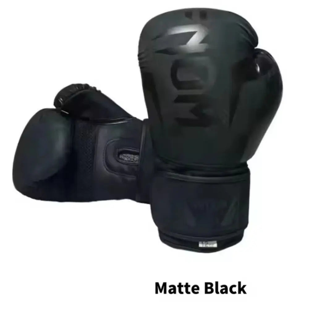 Hit hard. Fight harder. 6/8/10/12/16Oz Kids Adult Boxing Gloves PU Breathable Professional Sanda Muay Thai Fighting Gloves Taekwondo Punching Gloves