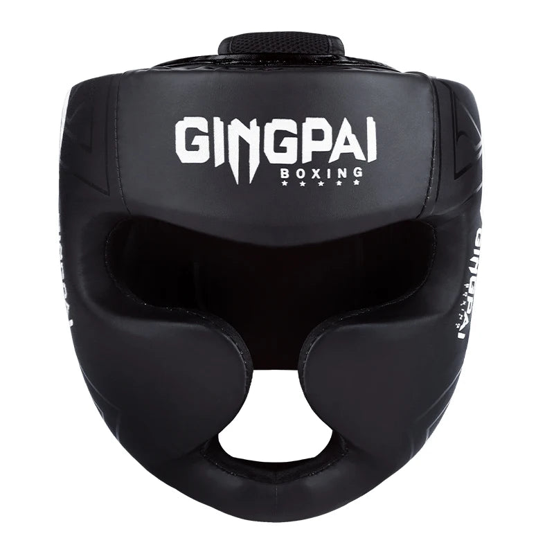 Protect your mind. Unleash your potential. Promotion Boxing MMA Safety Helmet Head Gear Protectors Adult Child Training Headgear Muay Thai Kickboxing Full-covered Helmets