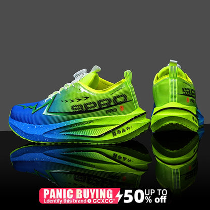 Men Marathon Running Shoes Carbon Board Speciality Sports Breathable Lightweight Women's Comfortable Athletic Nonskid Sneakers Every step brings you closer to victory!