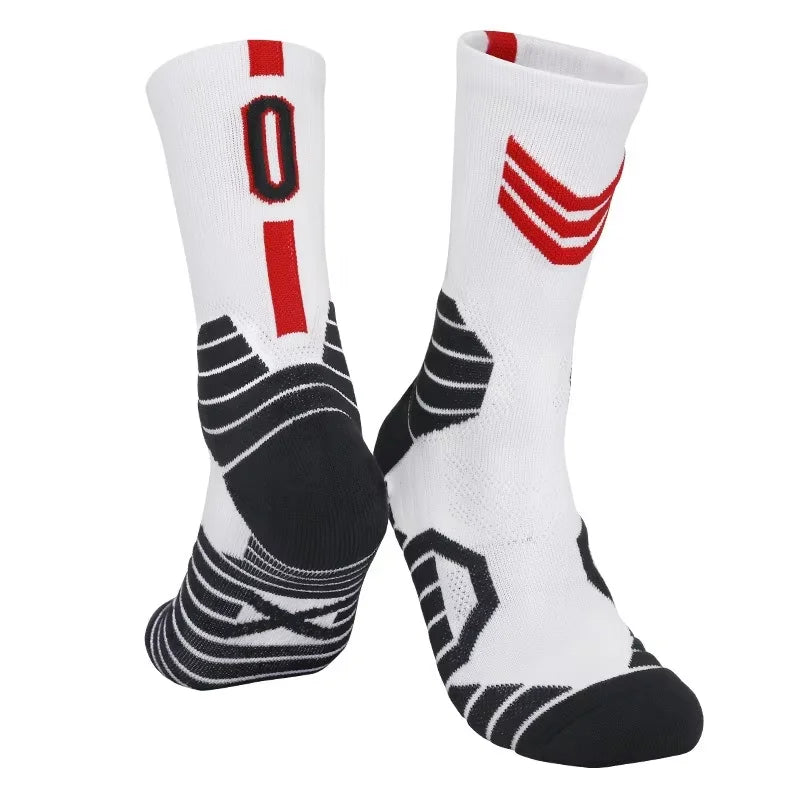 Elite Basketball Socks for Men Kobe Bryant Sports Boy and Children Wears the number of basketball legends