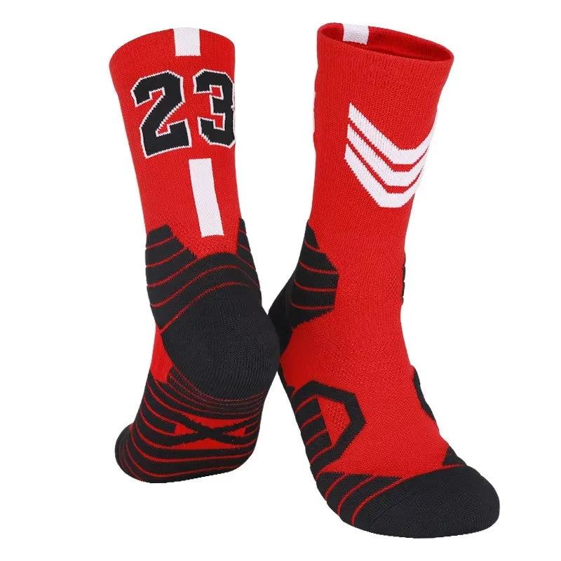 Elite Basketball Socks for Men Kobe Bryant Sports Boy and Children Wears the number of basketball legends