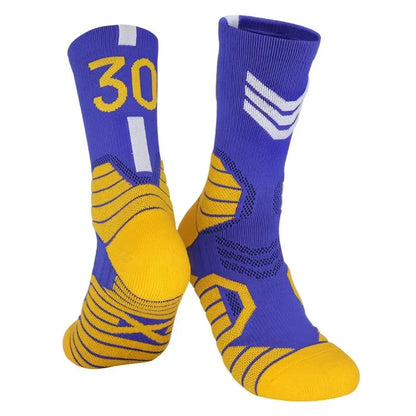 Elite Basketball Socks for Men Kobe Bryant Sports Boy and Children Wears the number of basketball legends