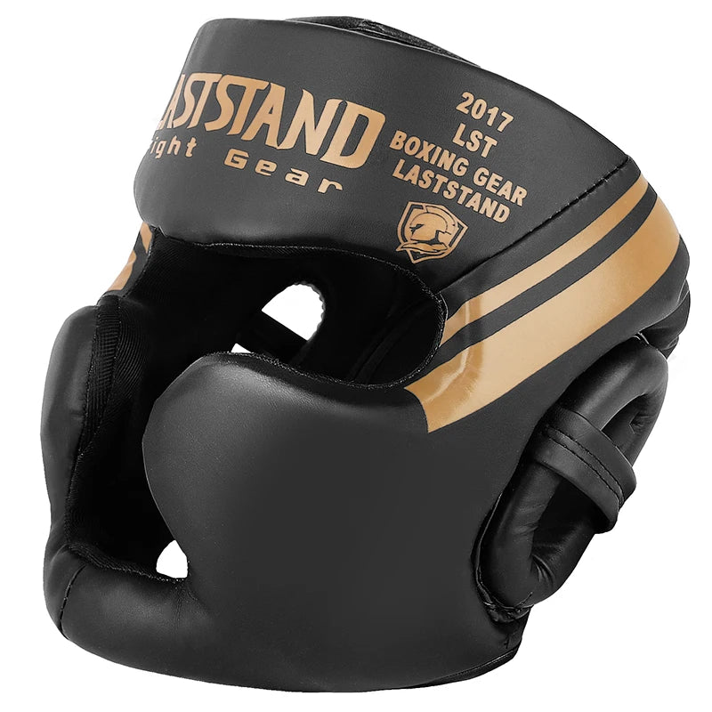 Protect your mind. Unleash your potential. Promotion Boxing MMA Safety Helmet Head Gear Protectors Adult Child Training Headgear Muay Thai Kickboxing Full-covered Helmets