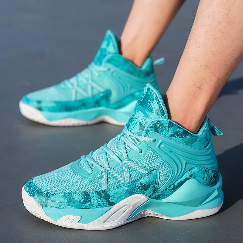 2026 Spring New Men's Shoes Colorful High Top Breath,High-Performance Basketball Shoes- DOMINATE Any court!!