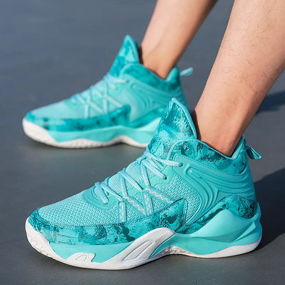 2026 Spring New Men's Shoes Colorful High Top Breath,High-Performance Basketball Shoes- DOMINATE Any court!!