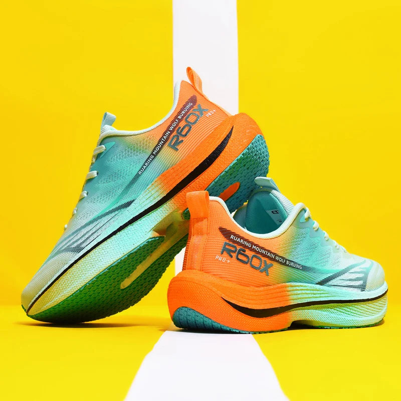 New strides, new records  BIG Size 48 Men's Marathon Air Cushion Running Shoes Breathable Lightweight Women's Comfortable Athletic Nonskid Sports Sneakers