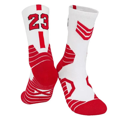 Elite Basketball Socks for Men Kobe Bryant Sports Boy and Children Wears the number of basketball legends