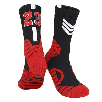 Elite Basketball Socks for Men Kobe Bryant Sports Boy and Children Wears the number of basketball legends