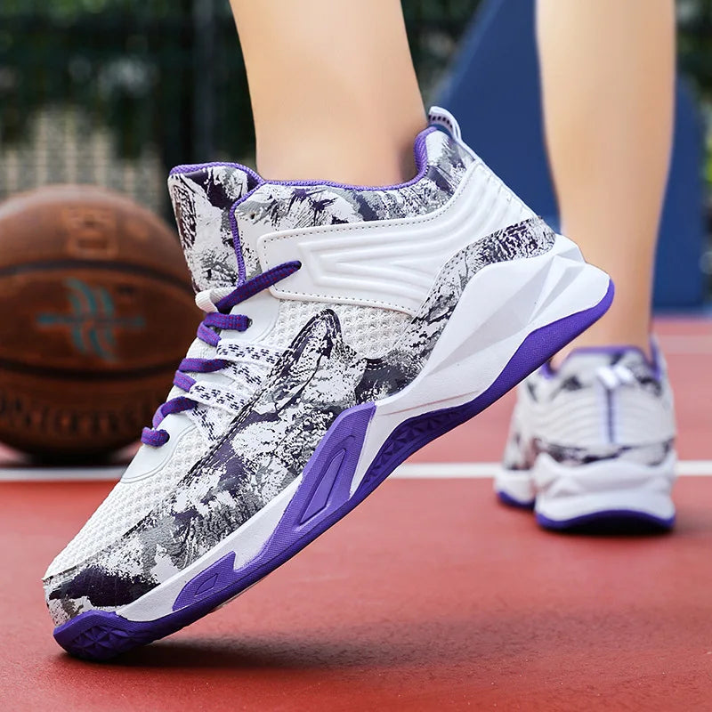 2026 Spring New Men's Shoes Colorful High Top Breath,High-Performance Basketball Shoes- DOMINATE Any court!!