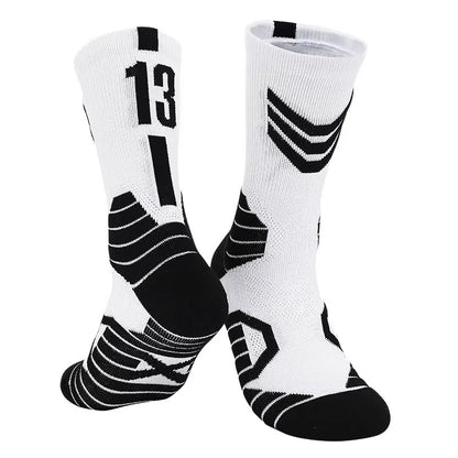 Elite Basketball Socks for Men Kobe Bryant Sports Boy and Children Wears the number of basketball legends