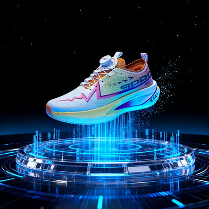 Men Marathon Running Shoes Carbon Board Speciality Sports Breathable Lightweight Women's Comfortable Athletic Nonskid Sneakers Every step brings you closer to victory!