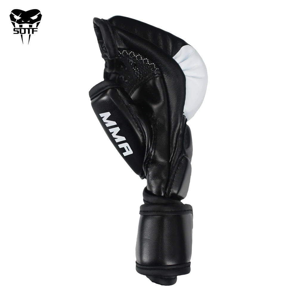 Precision and power with every strike !! white MMA Venomous snake Multicolor Boxing gloves MMA gloves Tiger Muay Thai muay thai boxing fight glove