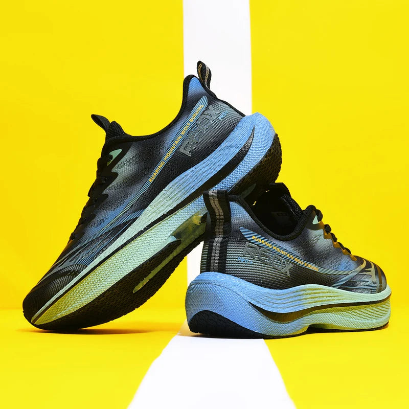 New strides, new records  BIG Size 48 Men's Marathon Air Cushion Running Shoes Breathable Lightweight Women's Comfortable Athletic Nonskid Sports Sneakers