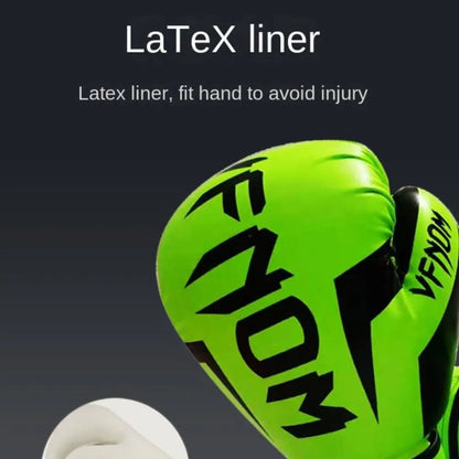 Hit hard. Fight harder. 6/8/10/12/16Oz Kids Adult Boxing Gloves PU Breathable Professional Sanda Muay Thai Fighting Gloves Taekwondo Punching Gloves