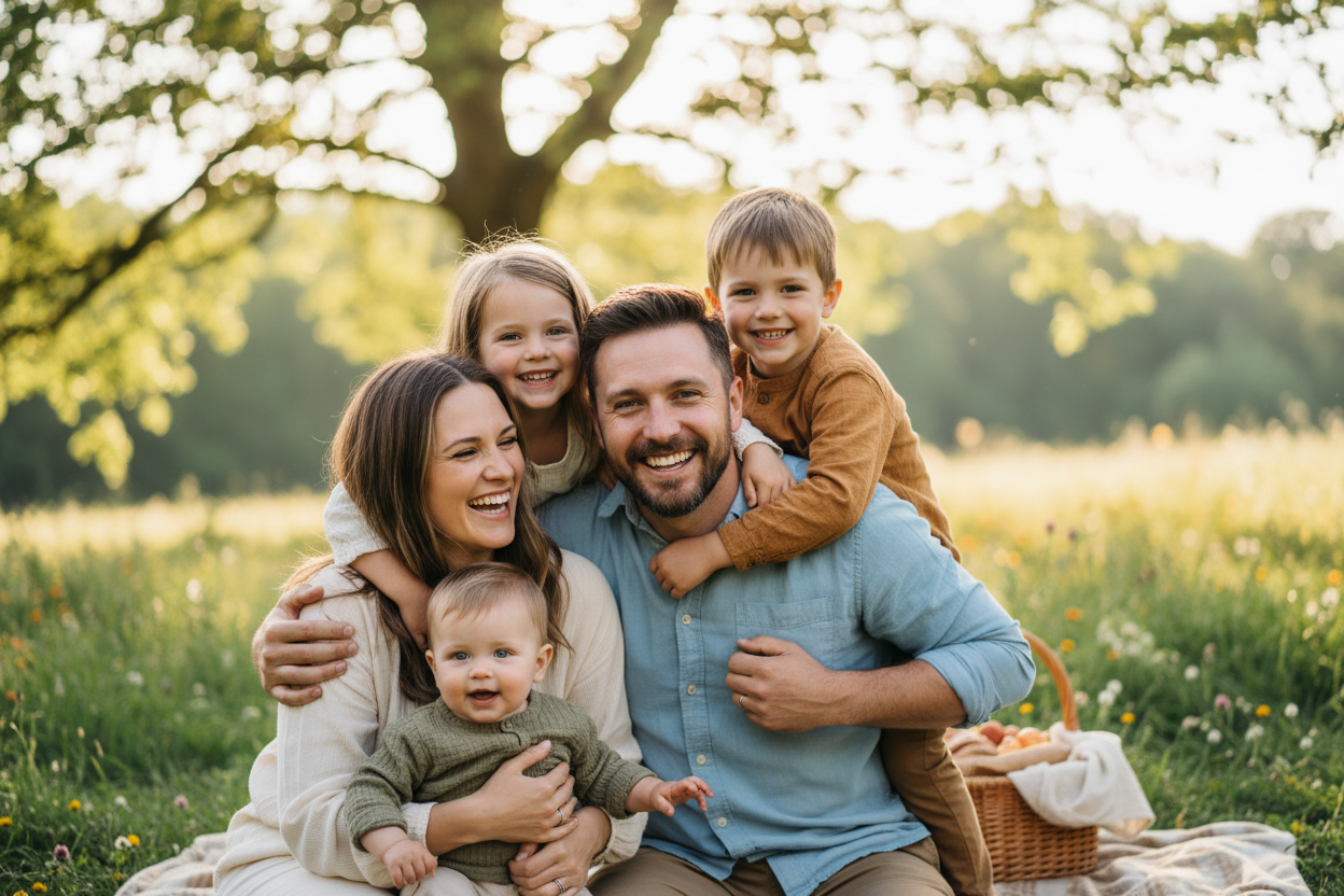 men and is family happy 